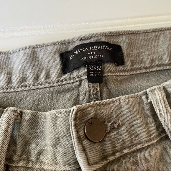 Banana Republic Athletic Fit Jeans - Gray - Size 32x32 - Picture 5 of 7